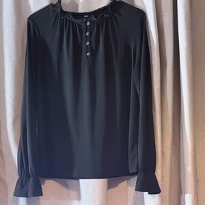 Adrianna Papell Elegant Black Women's Top Size Medium